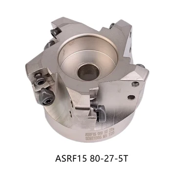  1 бр. ASRF15-80-27- Торцевая fresa ASRF15MM с висока скорост на подаване на 5T Индексируемая торцевая fresa ASRF15MM