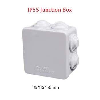  ABS Пластмаса IP55 Водоустойчив Електрически Разпределителен Кутия Открит/Закрит САМ Жичен Обвивка на Кабел Издънка на Разпределителните Кутия