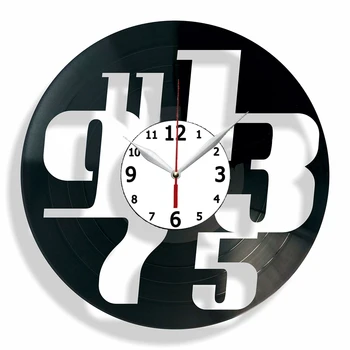  DISPARI vinyl плоча часовници Винтажное Украса 3D Декоративни Окачени Художествени Часовници Декор