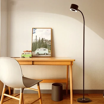  Led модерен прост под лампа, стоящ лампа, артистична декорация в скандинавски стил за хол, спалня, кабинет, дом, черен, бял