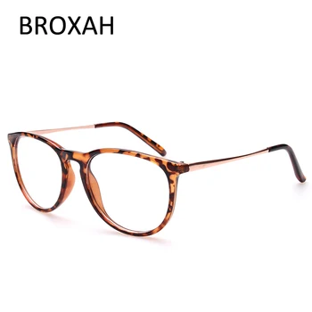  Винтидж Очила За Четене на Жените и Мъжете Ретро-Оптични Рамки UV400 Очила с Прозрачни Лещи, Рамки За Очила UV400 Oculos