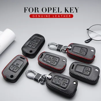  Кожен Калъф За Ключове на Автомобила Ключодържател Калъф За Opel Astra k j gtc Insignia Signum Combo Corsa d Виваро Karl Antara Ключодържател Чанта за Аксесоари
