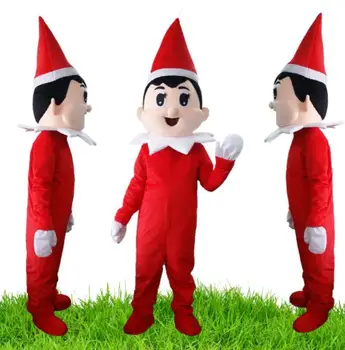  Коледен костюм талисман за момче с костюм на анимационен кукли, декори за представяне на герои от аниме, костюми за кукли