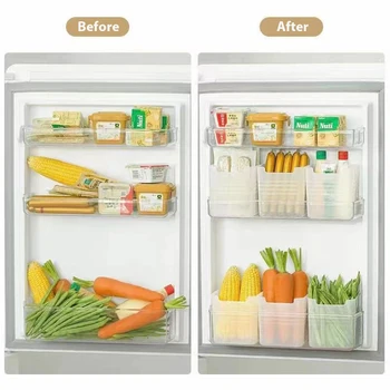  Многофункционален Хладилник Кутия За Съхранение На Кухненски Органайзер Кошница За Съхранение На Продукти За Здрава Кутия За Съхранение На Плодове Органайзер