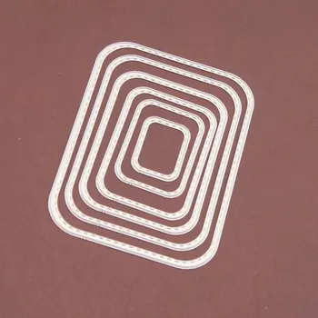  Печати и печати на рамката на формата-кофраж карта на въглерод мухъл режещ инструмент метал щампа правоъгълни, кръгли, ъглови, за да направи карта