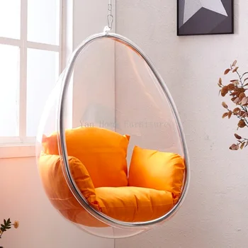  Тип крушка багажник пол форми на яйца топката тип верига рока единния акрилни диван стол балон за стола дневна