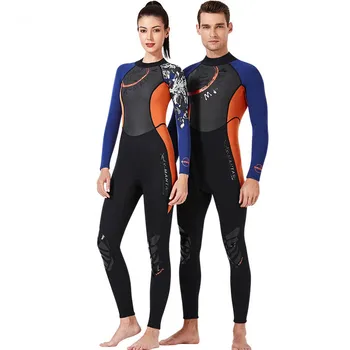  1,5 ММ Неопреновый водолазен костюм от Неопрен за мъже и жени, Водолазный костюм за подводен риболов, гмуркане, сърфиране, Неопрен, зимна горещ бански костюм