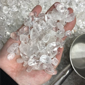  1 кг високо качество на грубия естествен прозрачен Кварцов кристал, камък естествен джоб камък, чакъл камък груб проба порцелан