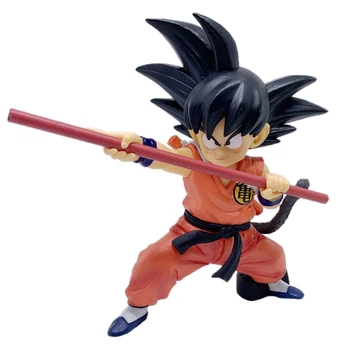  14 см Аниме Dragon Ball Фигурка на Героя от Детството son Goku Бойно Изкуство Нож Супер Сайян Kawai Кукла PVC Колекция Модел Играчки Подарък
