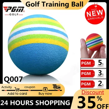 20 Опаковки Pgm Порести Топка За голф, За тренировки на закрито За начинаещи Мека Топка За голф Подходящ За тренировки с близко разстояние Диаметър на 42,6 мм