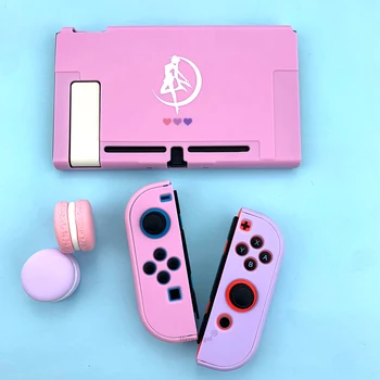  2020 Нов Розов Защитен Калъф Калъф във Формата На Миди, Комплект За Nintendo Switch NS устойчив на удари Контролер JoyCons Лилаво Конзолни Аксесоари