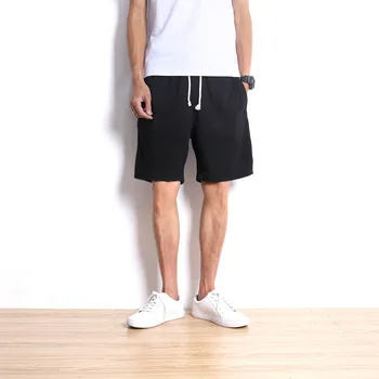  2022 Персонализирани Индивидуални мъжки къси панталони персонализирани рекламни мъжки къси панталони A1095 с хавлиени подплата памук еластичен колан-тъмно сив