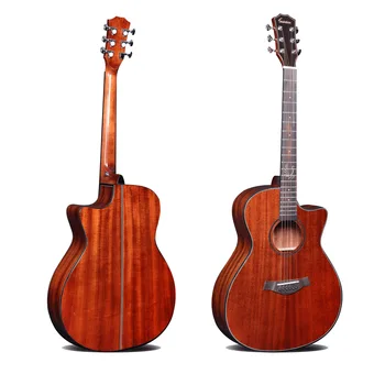  41-инчов лека народна китара от махагон с отсъстващ ъгъл на наклона одноплатный китара инструмент Jita дървена китара студент GA barre