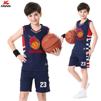  5 цвята Баскетболен Комплект Дрехи Лятна Риза с къси Панталони Деца Момчета Потребителски ЛОГО Име на броя Спортни Дрехи Сухи Училищни Спортни Костюми