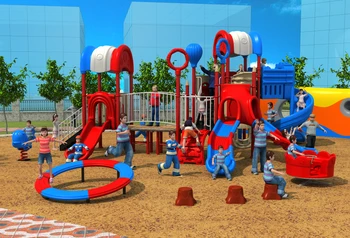  CE, ISO, TUV училищна детска площадка и градина пластмасова пързалка на 