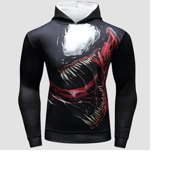  Cody Lundin Guangzhou 3D Digtial Дизайн и Печат Блузи С Качулка Бокс С Дълъг Ръкав Случайни Бягане За Мъже