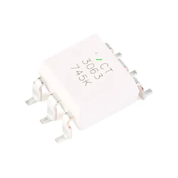  CT3063 (s) (T 1) Smd-6 50-100 бр съвместим с соединителем чип MOC3063, интерфейсен чип 100% оригинал