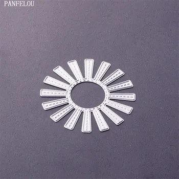  PANFELOU Великденското цвете, слънчоглед форма Scrapbooking картичка албум хартиени печати метални шаблони за бродерия на щанци за рязане