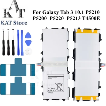  T4500E 4500 mah Таблет Батерия За Samsung Galaxy TAB 3 10,1 P5210 P5200 P5220 P5213 Подмяна на Резервни Части