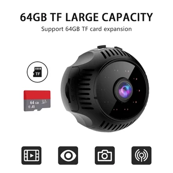  X7 Mini Wi-Fi на 4 За/2/1080 P Камера Дистанционно монитори PIR нощно виждане за Откриване на движение Каишка интелигентни сигурност DV Камера