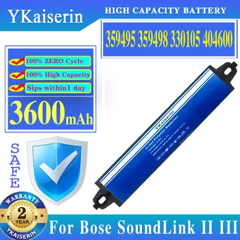  YKaiserin 359498 Батерия За Bose SoundLink III 330107A 359495 330105 412540 За Bose Soundlink Bluetooth Високоговорител II 404600
