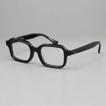  Zerosun Nerd Рамки За Очила Мъжки Черни Мъжки слънчеви Очила с Дебели Квадратни Очила за Рецептурной Късогледство с Диоптриями