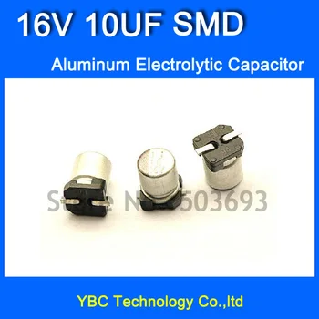  Безплатна доставка на 200 бр./лот от 16 На 10 icf Алуминий SMD Електролитни кондензатори 4*5 мм