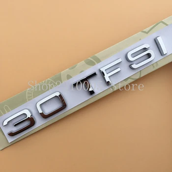  Букви ABS 30TFSI 35TFSI 40TFSI 45TFSI 50TFSI 55TFSI Емблема на Багажника Quattro Стикер Постене Знак за Audi A3 A4 A5 A6 A8 и Q5 Q7