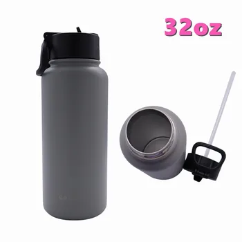  Бутилка за вода от неръждаема стомана с широка капак CALCA 32oz с двустенни с вакуумна Изолация