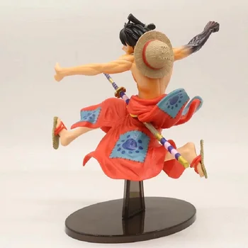  Една подробност Monkey D. Luffy Аниме фигурка кукла Боен рекорд колекция Фигурки на Героите Скачане модел играчки за Украса на работния плот