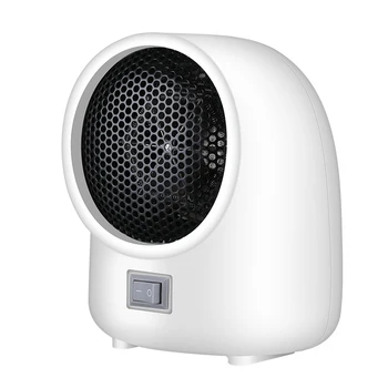  Електрически Нагревател за Спални Бързо Загряване Мини Настолен Стаен вентилаторна печка Преносим Зимен Безшумен Въздушен Отоплител Електрически Топло