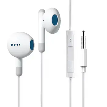  Жични слушалки-втулки High Fidelity Sensitive Universal Type-C 3.5 мм Стерео Спортни слушалки-втулки За писане на Песни