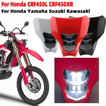  За Honda CRF 450L CRF450XR CRF 450 450XR 450 L XR 2019 2020 Мотоциклет, Нов 2021 Led Главоболие фенер, Yamaha, Suzuki, Kawasaki