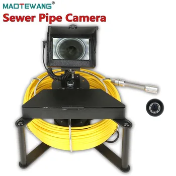  Камера IP68 инспекция на канализационни тръби IPS DVR 4,3 инча водоустойчива със системата на ендоскоп източване на канализация на батерията 5600MHA промишлена