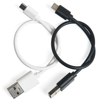  Кратък 25 см Бърз Кабел Type C Micro USB За Синхронизация на Данни, Зарядно Устройство, Кабел за Линеен Проводник За Смартфони iPhone Samsung Android