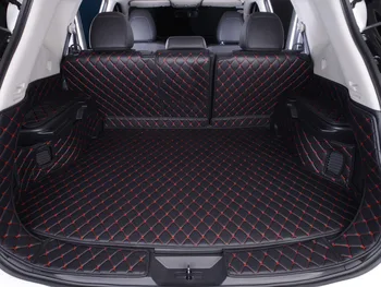  луксозен влакнести кожена подложка за багажник на автомобил nissan x-trail измамник 2013 2014 2015 2016 2017 2018 2019 2020 автомобилни аксесоари