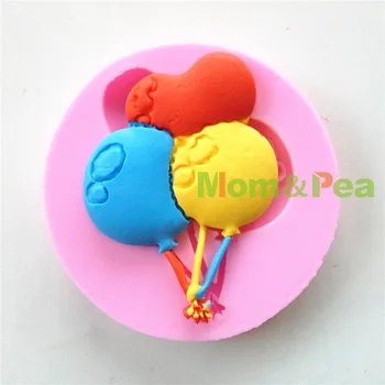  Мама и Грах 0630 Безплатна Доставка Балон във Формата На Силиконовата Форма на Украса на Тортата Скърпвам Торта 3D Мухъл