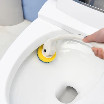  Мултифункционални Подвижни Ершик За Тоалетна В японски Стил, Инструмент За Почистване на Тоалетната чиния Без Мъртвия Ъгъл, Аксесоари За Почистване на Тоалетната чиния