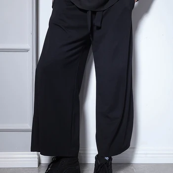  Мъжки спортни панталони пролетно-есенни нови ретро-модерни двойки с прости свободни панталони големи размери 