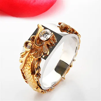  Оригинален Пръстен от Сребро Проба 925 с диамантен пръстен за Мъже И Жени, Разделительное Пръстен, Платина, 14, Златни Бижута, Biz...