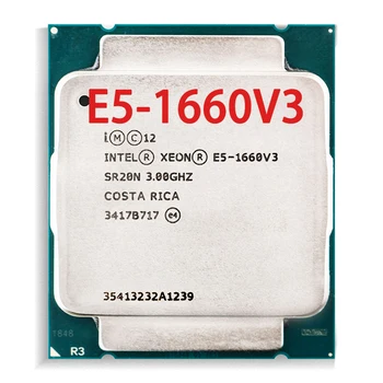  Процесор Intel Xeon E5-1660 V3 3,0 Ghz E5-1660V3 8-ядрен 20 MB E5 1660V3 140 W E5 1660 V3 DDR4 1866 Mhz FCLGA2011-3