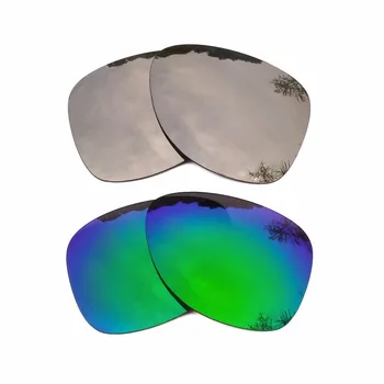  Сребърни Slr и Зелени Огледално Поляризирани Сменяеми Лещи за Crosshair 2012 Frame 100% UVA и UVB