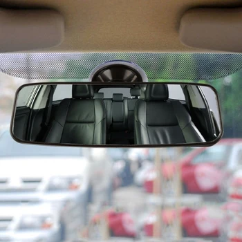  Универсално Автомобилно Вътрешно Огледало за обратно виждане Автомобилно Огледало за Обратно виждане се Завърта На 360 ° с Регулируема Вендузата Широкоугольное Огледало за Обратно виждане
