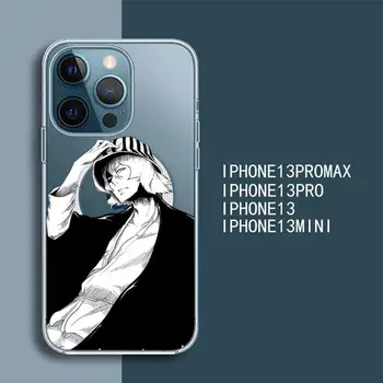  Урахара Кисуке Белина аниме Калъф За Телефон Прозрачен Magsafe Магнитен Магнит За iPhone 13 12 11 Pro Max Мини Безжична Зареждане