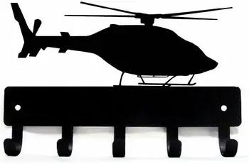  Хеликоптер # 1 Закачалка за ключове - Големият 9-инчов Закачалка За ключове в Коридора, Куки За Хавлии За Баня, Стенни Закачалка За Дрехи
