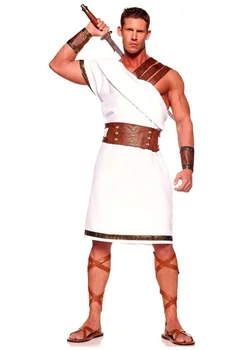  Хелоуин Гръцки, Римски Силен Див Човек Костюми На Древен Египет Cosplay В Наличност