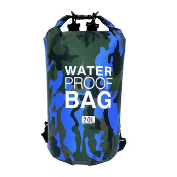  Чанта за плуване Водоустойчив Многофункционален Суха Чанта за дълго носене Калъф За Съхранение с Голям Капацитет Оранжево, Камуфлаж 11,5x28 см